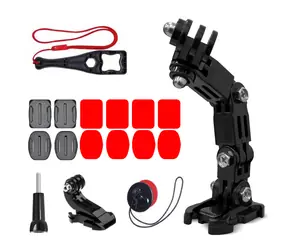 Hurtel Helm-Kinnhalterung/Halterung/ GoPro, DJI, Insta360, SJCAM, Eken