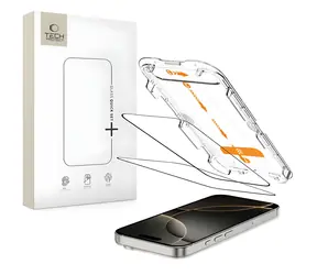 Tech-Protect Quick Set+ 2 Stück / Schutzglas / Apple iPhone 16 Pro / Gehärtetes Glas