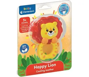 Clementoni BABY Beißring Fröhlicher Löwe / ab 3 Monaten