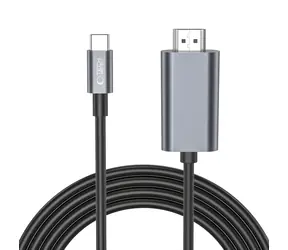 Tech-Protect UltraBoost schwarz / USB-C - HDMI-Kabel / 4K 60Hz / 2 m