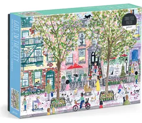 Galison Puzzle Katzen in der Stadt / 1000 Teile / 69 x 51 cm