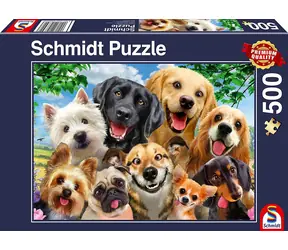 Schmidt Puzzle Hunde-Selfie / 500 Teile / 48,1 x 34,1 cm