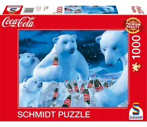 Schmidt Puzzle Coca-Cola Eisbären / 1000 Teile / ab 12 Jahren