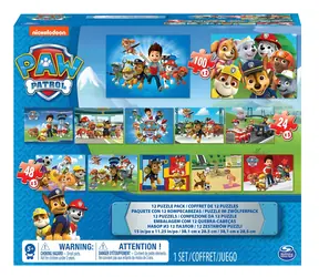 Spin Master Puzzle Paw Patrol 12in1 / 2x20+5x24+5x48 Teile / ab 4 Jahren