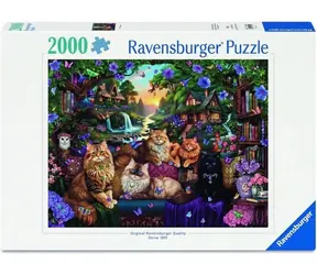 Ravensburger Puzzle Katzenhütte / 2000 Teile / 98 × 75 cm
