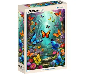 ALIPSON Puzzle Schmetterlingswolken / 500 Teile / 34,2 x 47,8 cm
