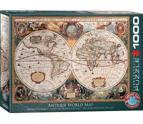 EUROGRAPHICS Puzzle Antike Weltkarte / 1000 Teile / 67,6 × 48,9 cm