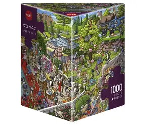 HEYE Puzzle Katzenparty / 1000 Teile / 70 × 50 cm