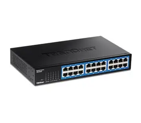 Trendnet TEG-S25D / Switch / 24- Port Gigabit / 48 Gbit/s / lüfterlos / Metallgehäuse