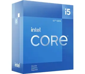 Intel Core i5-12400F / Prozessor / 2,5 GHz, TB 4,4 GHz / 6 Kerne, 12 Threads / 18 MB Cache / LGA1700 / 65 W / Box mit Kühler