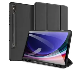 Dux Ducis DOMO schwarze Klapphülle für Samsung Galaxy Tab S9 / mit automatischer Schlaffunktion
