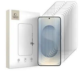 Tech-Protect Panzerglas, 10 Stück, für Samsung Galaxy S24 und S25, klar / Schutzglas / Set mit 10 Stück