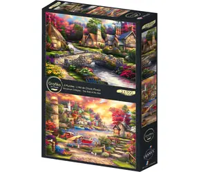 GRAPHICS Puzzle-Kunstkollektion: Kunst / 2 x 500 Teile / 47 × 34 cm