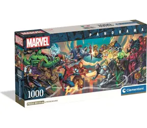 Clementoni Panoramapuzzle MARVEL: Helden gegen Schurken / 1000 Teile / ab 14 Jahren