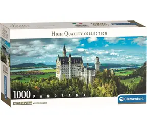 Clementoni Panoramapuzzle Schloss Neuschwanstein / 1000 Teile / ab 14 Jahren