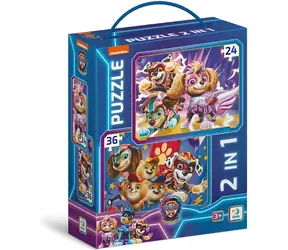 DODO Puzzle Paw Patrol: Paws Save the World 2in1 / 24 und 36 Teile