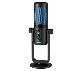 Boya BY-PM740 schwarz / Drahtloses Mikrofon / 2,4 GHz / 4 Richtcharakteristiken / 3,5-mm-Klinkenstecker / USB-A