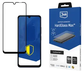 3MK HardGlass Max Schwarz / Gehärtetes Glas / XIAOMI Redmi 14C, POCO C75, Redmi A4 5G / Vollständige Abdeckung