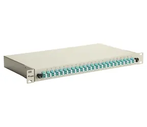 Equip 24x LC Duplex OM3 / Optische Anschlussdose / 24 Ports / OM3 Multimode / 1 HE / 19"