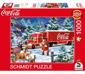 Schmidt Puzzle Coca-Cola: Weihnachtstruck / 1000 Teile / ab 12 Jahren