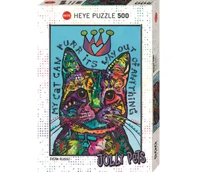 HEYE Puzzle Jolly Pets: Meine Katze kann schnurren / 500 Teile / 35 x 50 cm