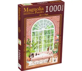 MAGNOLIA Puzzle Katzenparadies / 1000 Teile / 48 x 68 cm