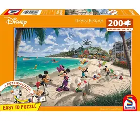 Schmidt Puzzle Mickey und Minnie: In Florida / 200 Teile / ab 8 Jahren