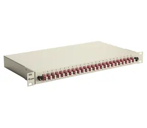 Equip 24x LC Duplex OM4 / Optische Anschlussdose / 24 Ports / OM4 Multimode / 1 HE / 19"