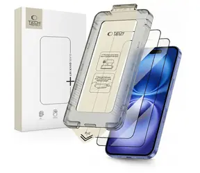 Tech-Protect Quick Set+ für Apple iPhone 15/16 / Schutzglas aus gehärtetem Glas / 2 Stück