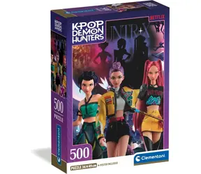 Clementoni Puzzle K-Pop Demon Slayer: Huntrix / 500 Teile / 36 x 49 cm