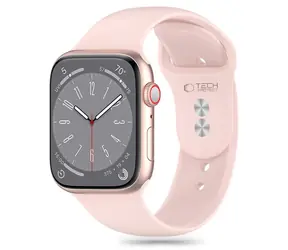 Tech-Protect Silikonarmband für Apple Watch 38/40/41 mm, pink / Armband / Silikon / Für Apple Watch 4/5/6/7/8/9/SE