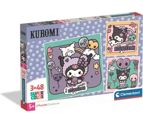 Clementoni Puzzle Kuromi / 3x48 Teile / ab 5 Jahren
