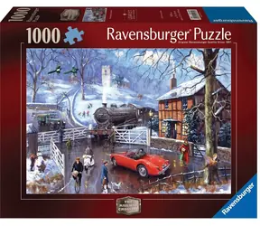 Ravensburger Puzzle Bahnübergang / 1000 Teile / 70 x 50 cm