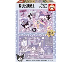 Educa Holzpuzzle Kuromi / 2x50 Teile