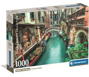 Clementoni Puzzle Venedig-Kanal / 1000 Teile / ab 18 Jahren