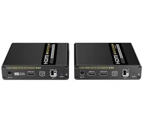 PremiumCord Optischer HDMI-Extender für 40 km / HDMI-Extender / 4K 60Hz / 4:4:4 / HDR / Over IP