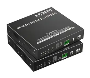 PremiumCord HDMI-Extender auf 80 m / HDMI-Extender / 4K 60 Hz / 10G LAN / Unkomprimiert / Über IP