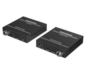 PremiumCord Optischer HDMI-KVM-Extender 4K 60Hz / Extender / 4:4:4 / bis zu 40 km / IR / RS232 / 3,5-mm-Audio