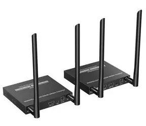 PremiumCord HDMI-Funkverlängerung 50 m / Kabellose Verlängerung / HDMI 2.0 / 4K 60Hz / bis zu 4 Empfänger