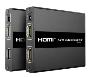 PremiumCord HDMI KVM-Extender 60 m / KVM-Extender / USB 2.0 / Cat5/Cat6 / keine Verzögerung