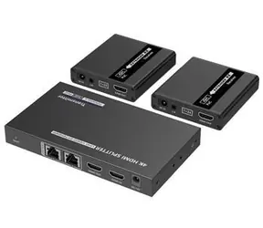 PremiumCord HDMI 1-2 Splitter + Extender / HDMI-Extender / CAT6/6a/7 / UHD 4K 30Hz / bis zu 70 m