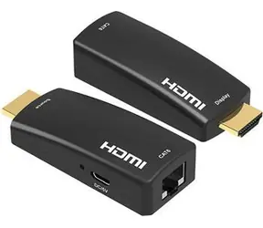 PremiumCord HDMI-Verlängerung auf 50 m / HDMI-Verlängerung / Cat5e/6 / Full HD 1080p
