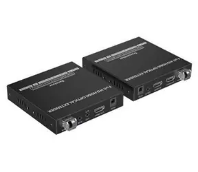 PremiumCord optischer HDMI-Extender 40 km / HDMI-Extender / Over IP / Full HD 1080p / IR / RS232 / 3,5-mm-Audioanschluss