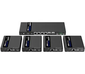 PremiumCord HDMI 1-4 Splitter + Extender / Splitter und Extender / CAT6/6a/7 / UHD 4K 60Hz / bis zu 70 m