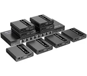 PremiumCord HDMI 1-8 Splitter + Extender / Splitter und Extender / CAT6/6a/7 / UHD 4K 30Hz / bis zu 70 m