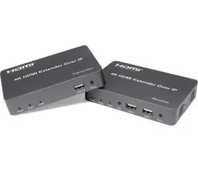 PremiumCord HDMI-Extender mit USB / Extender / über IP / 150 m / keine Verzögerung