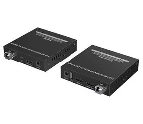 PremiumCord Optischer HDMI-KVM-Extender Full HD über IP / Extender / 1080p / bis zu 40 km / IR / RS232 / 3,5-mm-Audio
