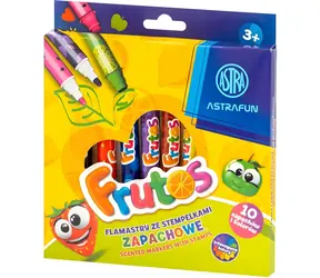 ASTRA Frutos / Duftmarker mit Stempel / fruchtiger Duft / Doppelspitze / 10 Stück