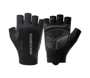 Rockbros Radhandschuhe, kurze Finger, schwarz, Größe S / Handschuhe / Frühling-Sommer-Herbst