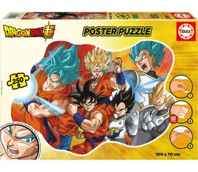 Educa Poster-Puzzle Dragon Ball / 250 Teile / 100 x 70 cm